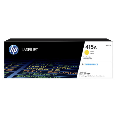 HP W2032A (415A), originální toner, žlutý, 2100 stran