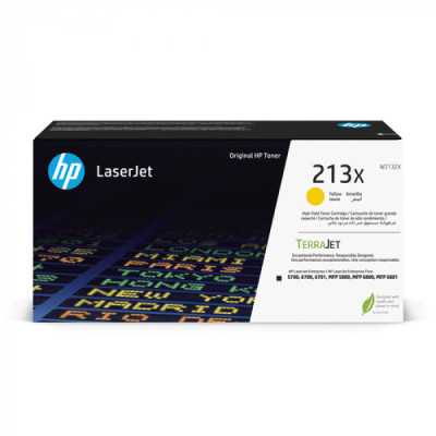 HP W2132X (213X), originální toner, žlutý, 6000 stran