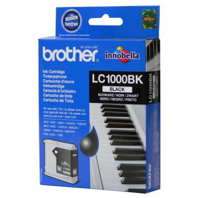 Brother LC-1000Bk, originální inkoust, černý, 500 stran