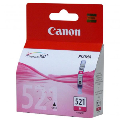 Canon CLI-521M (2935B001), originální inkoust, purpurový, 470 stran (9 ml)