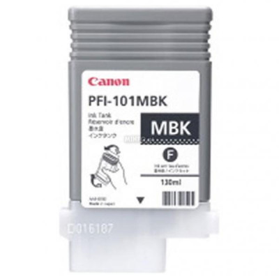 Canon PFI-101MBk (0882B001), originální inkoust, matně černý, 130 ml