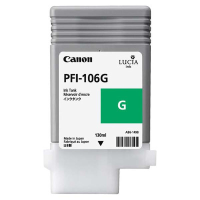 Canon PFI-106G (6628B001), originální inkoust, zelený, 130 ml