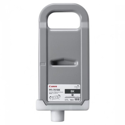 Canon PFI-701Bk (0900B001), originální inkoust, černý, 700 ml