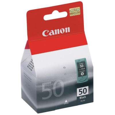 Canon PG-50Bk (0616B001), originální inkoust, černý, 750 stran (22 ml)