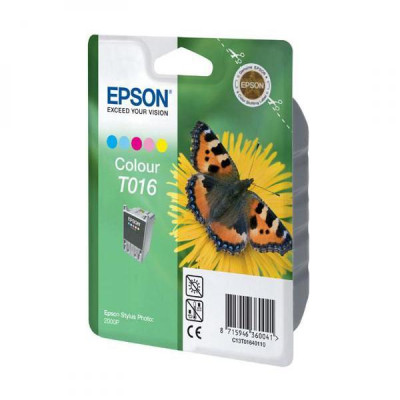 Epson T016 (C13T016401), originální inkoust, barevný, 253 stran (66 ml)