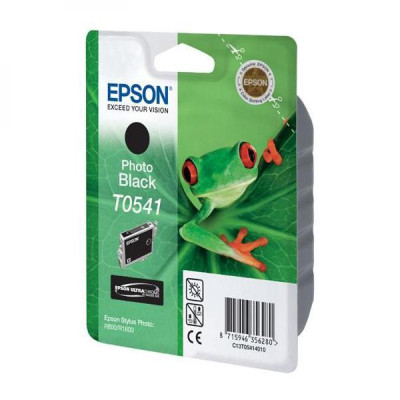 Epson T0541 (C13T054140), originální inkoust, photo černý, 550 stran (13 ml)