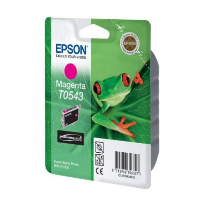 Epson T0543 (C13T054340), originální inkoust, purpurový, 400 stran (13 ml)