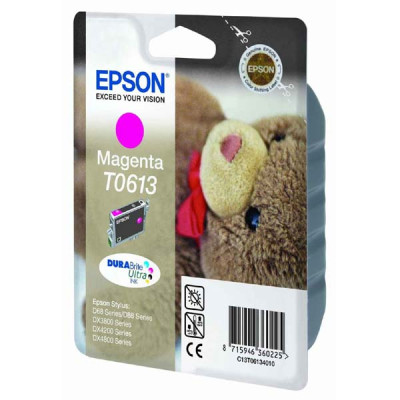 Epson T0613 (C13T06134010), originální inkoust, purpurový, 250 stran (8 ml)