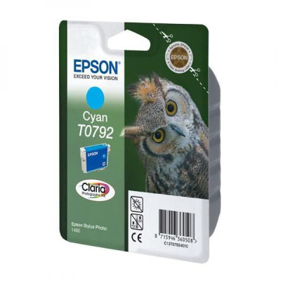 Epson T0792 (C13T079240), originální inkoust, azurový, 11,1 ml