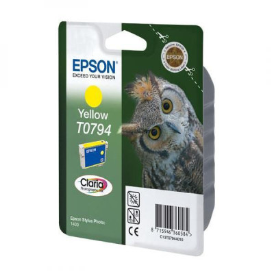 Epson T0794 (C13T079440), originální inkoust, žlutý, 11,1 ml