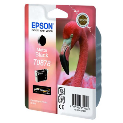 Epson T0878 (C13T08784010), originální inkoust, matně černý, 11,4 ml