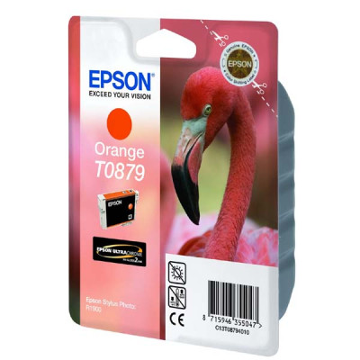 Epson T0879 (C13T08794010), originální inkoust, oranžový, 11,4 ml