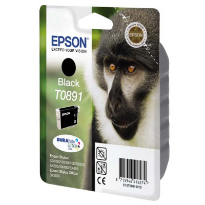 Epson T0891 (C13T08914011), originální inkoust, černý, 5,8 ml