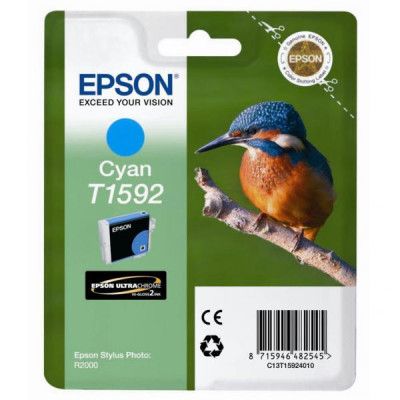 Epson T1592 (C13T15924010), originální inkoust, azurový, 17 ml