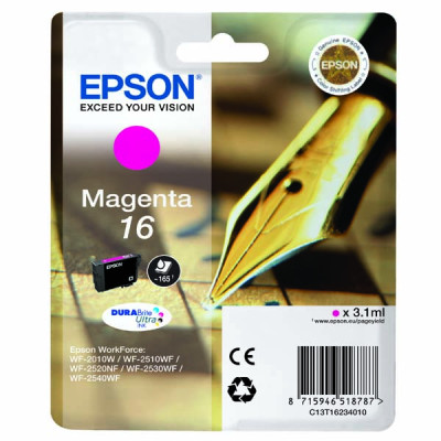 Epson T1623 (C13T16234010), originální inkoust, purpurový, 3,1 ml