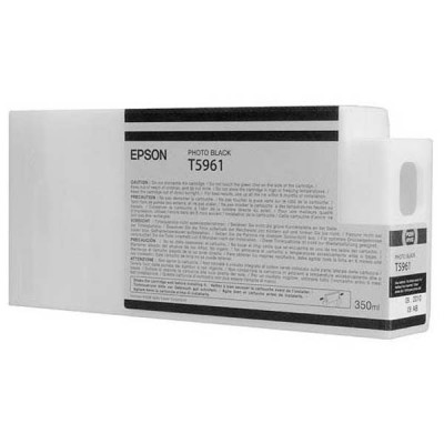 Epson T5961 (C13T596100), originální inkoust, photo černý, 350 ml