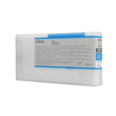 Epson T6532 (C13T653200), originální inkoust, azurový, 200 ml