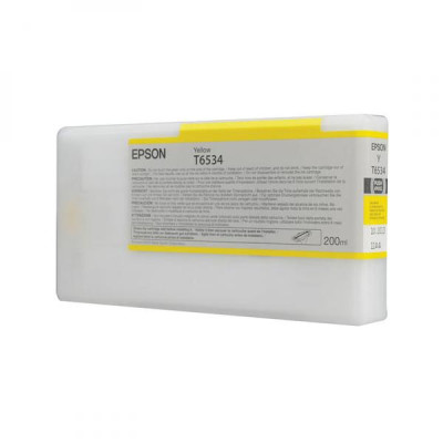 Epson T6534 (C13T653400), originální inkoust, žlutý, 200 ml