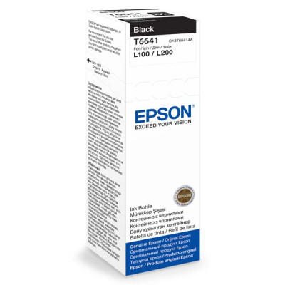 Epson T6641 (C13T66414A), originální inkoust, černý, 70 ml