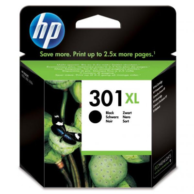 HP CH563EE (301XL), originální inkoust, černý, 8 ml