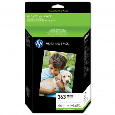 HP Q7966EE (363), originální inkoust, CMYK/LC/LM, 6-pack