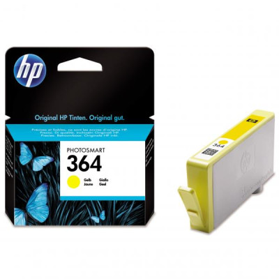 HP CB320EE (364), originální inkoust, žlutý, 3 ml