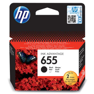 HP CZ109AE (655), originální inkoust, černý, 14 ml