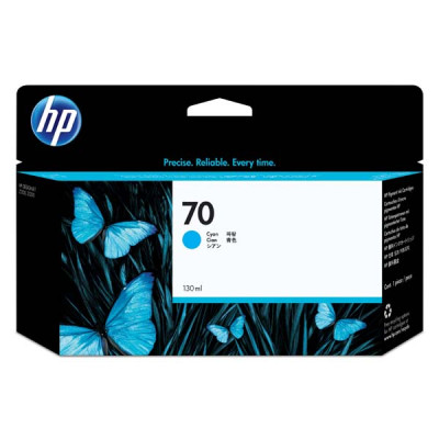 HP C9452A (70), originální inkoust, azurový, 130 ml