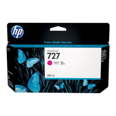 HP F9J77A (727), originální inkoust, purpurový, 300 ml