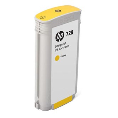 HP F9J65A (728), originální inkoust, žlutý, 130 ml