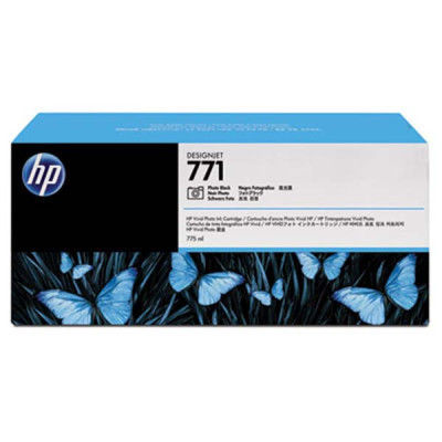 HP CR256A (771), originální inkoust, photo černý, 3 × 775 ml, 3-pack