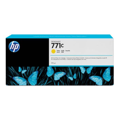 HP B6Y10A (771C), originální inkoust, žlutý, 775 ml