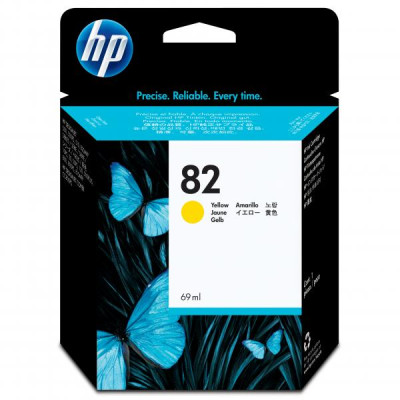 HP C4913A (82), originální inkoust, žlutý, 69 ml