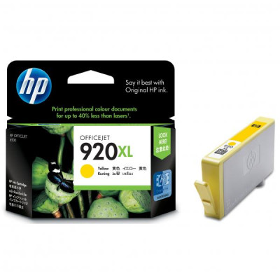 HP CD974AE (920XL), originální inkoust, žlutý, 6 ml