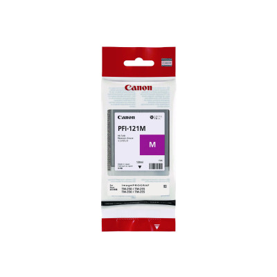 Canon PFI-121M (6267C001), originální inkoust, purpurový, 130 ml