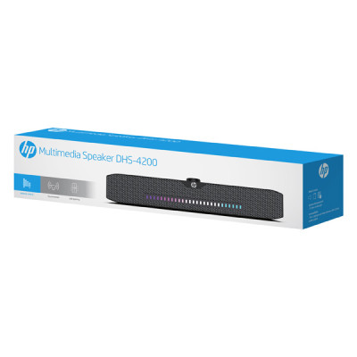 HP Soundbar DHS-4200, 6W, černý, 3,5 mm jack (USB), podsvícený