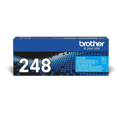 Brother TN-248C, originální toner, azurový, 1000 stran