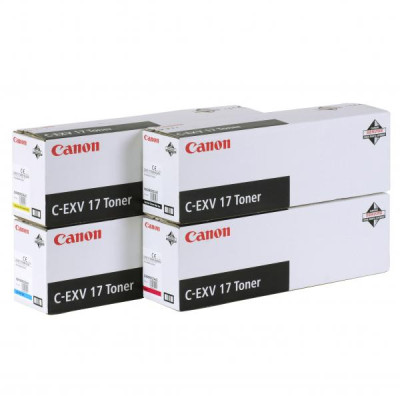 Canon C-EXV17Bk (0262B002), originální toner, černý, 27000 stran