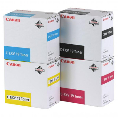 Canon C-EXV19C (0398B002), originální toner, azurový, 16000 stran