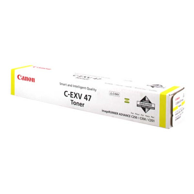 Canon C-EXV47Y (8519B002), originální toner, žlutý, 21500 stran