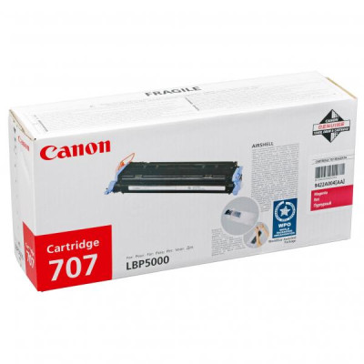 Canon CRG-707M (9422A004), originální toner, purpurový, 2000 stran