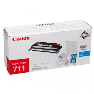 Canon CRG-711C (1659B002), originální toner, azurový, 6000 stran