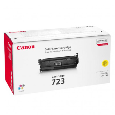 Canon CRG-723Y (2641B002), originální toner, žlutý, 8500 stran