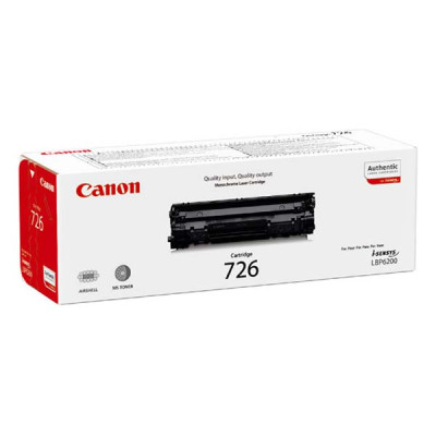 Canon CRG-726Bk (3483B002), originální toner, černý, 2100 stran