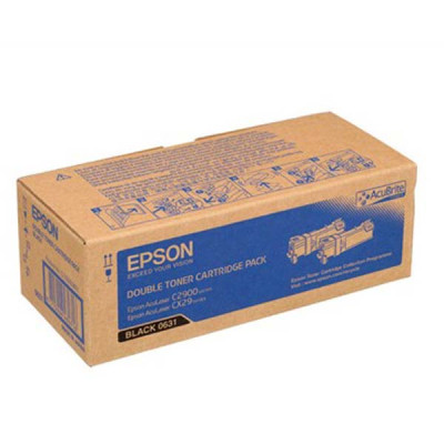 Epson C13S050631, originální toner, černý, 2 × 3000 stran, 2-pack