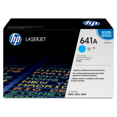 HP C9721A (641A), originální toner, azurový, 8000 stran