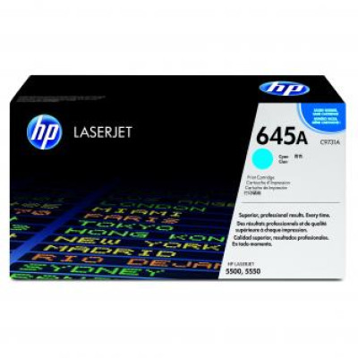 HP C9731A (645A), originální toner, azurový, 12000 stran