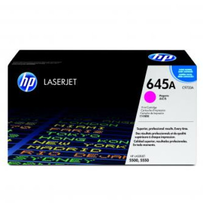 HP C9733A (645A), originální toner, purpurový, 12000 stran