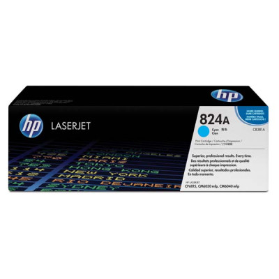 HP CB381A (824A), originální toner, azurový, 21000 stran