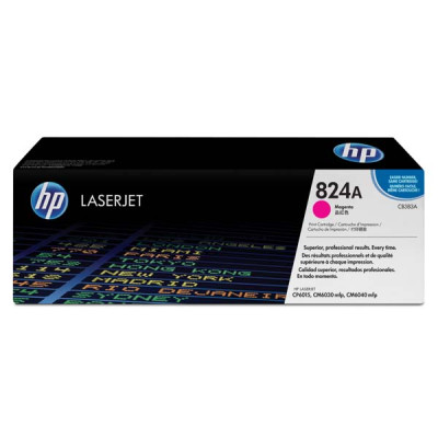 HP CB383A (824A), originální toner, purpurový, 21000 stran